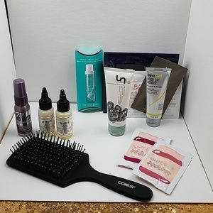 All NIB NEW Hair Care Lot plus free makeup bag
